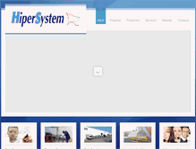 Tablet Screenshot of hipersystem.com